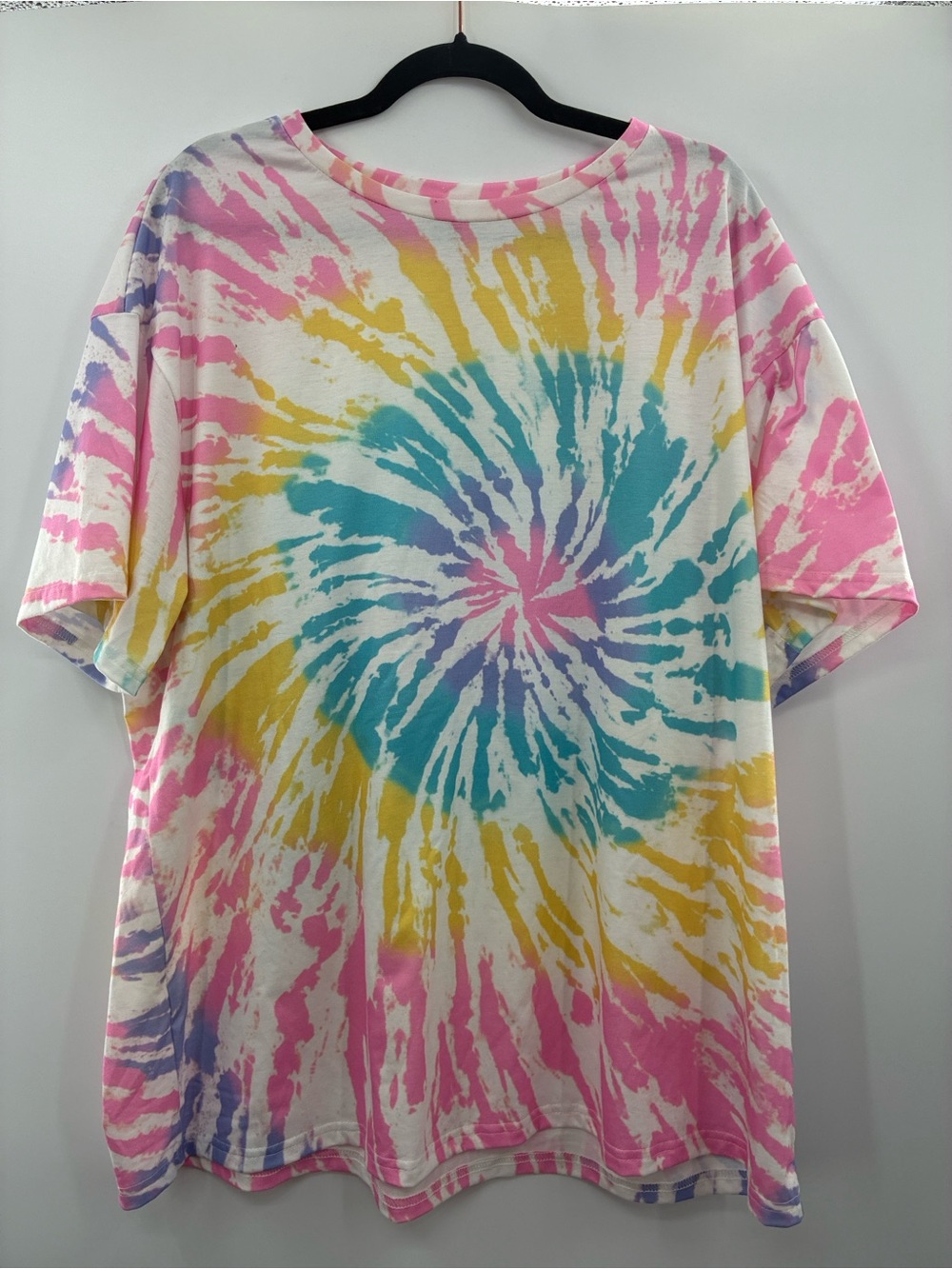 3for$20 SHEIN Tie-Dye Short Sleeve Tee Shirt - Multicolor size 2XL